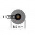 Магнитный наконечник Type C для быстрой зарядки, 2.4 A, 1 PIN